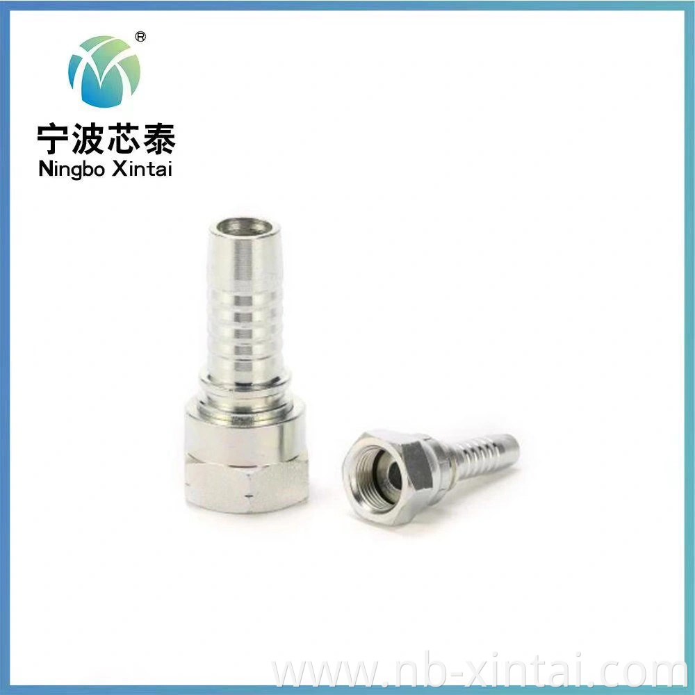 22211 Straight Flat Seat Hydraulic Carbon Steel Tube Connector Fittings